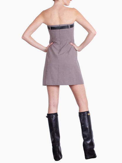 AOTC Belted Tube Dress