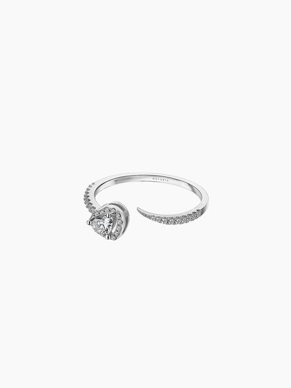 MEVARIS Twin Heart Diamond Ring