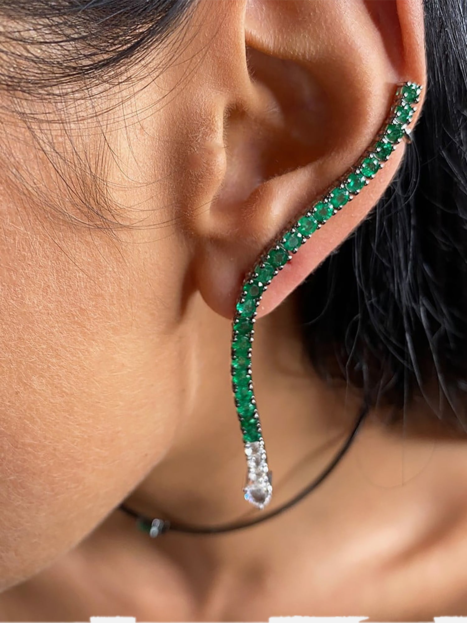 SAVOLINNA Ferox in Emeralds Ear Climber