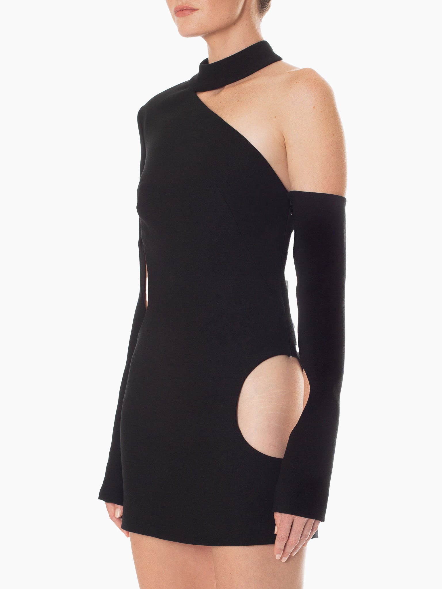 Shape Black One Shoulder Cut Out Bodycon Dress | PrettyLittleThing