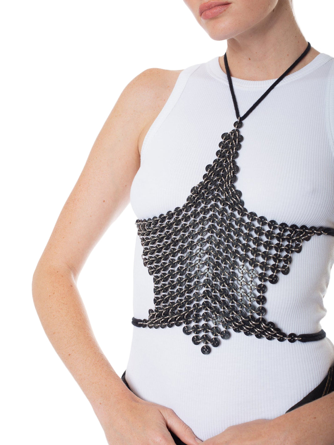 BONBOM Star Button Harness Top