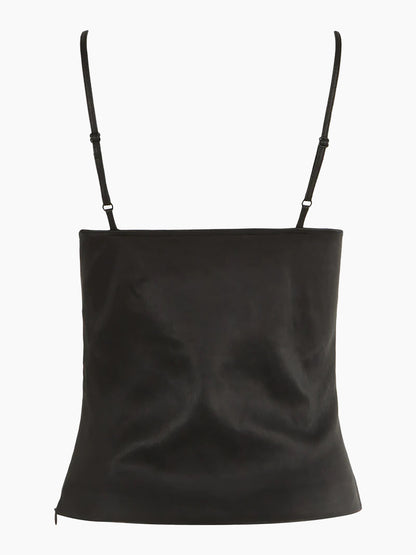 SPRWMN Leather Camisole