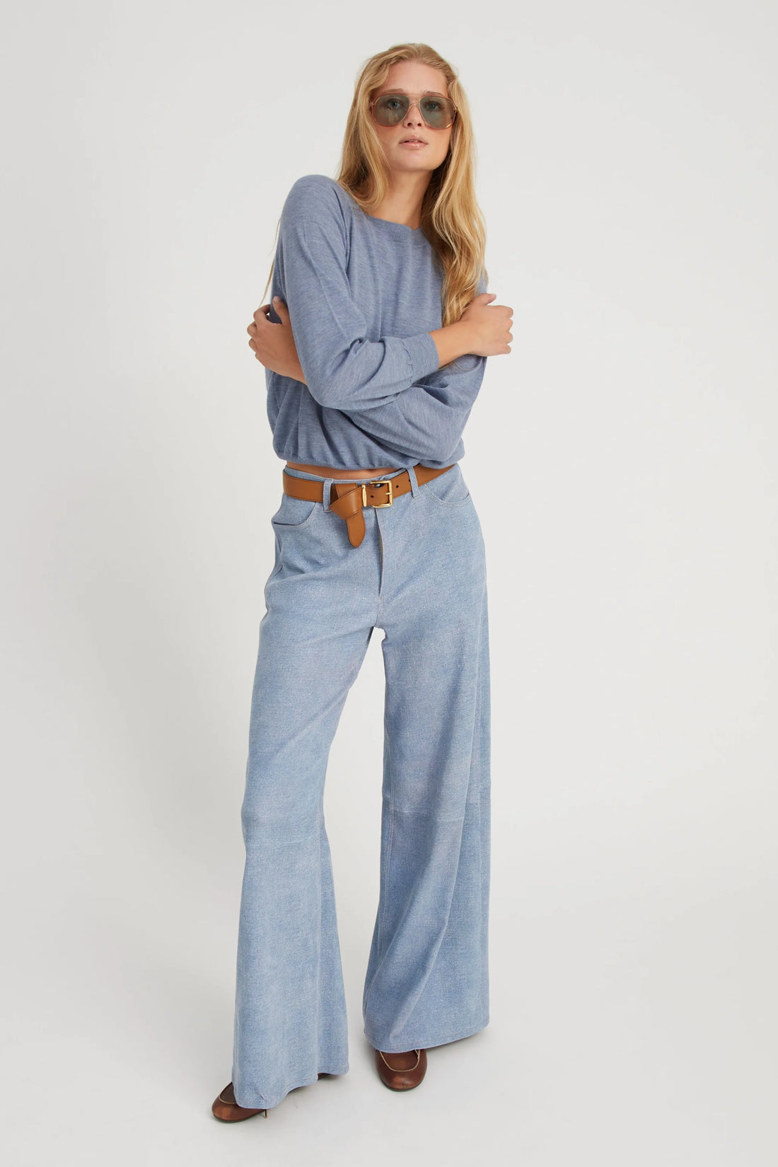 SPRWMN 5 Pocket Wide Leg