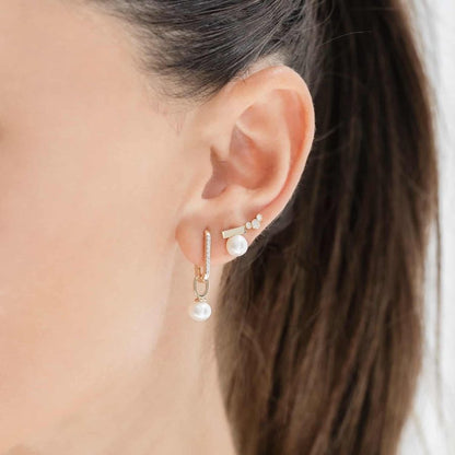 RITA JEWELRY Trio Diamond Studs