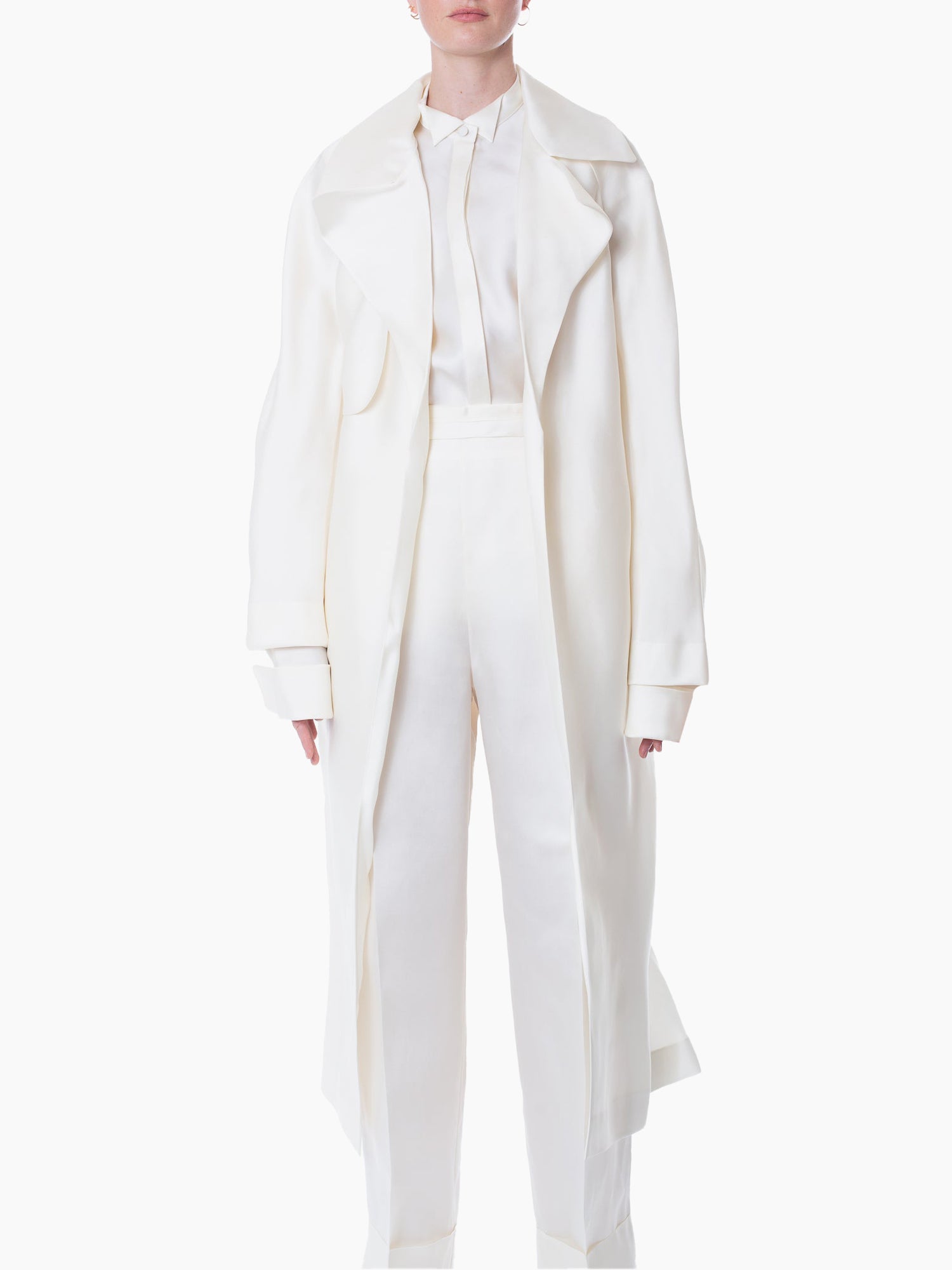 GIA STUDIOS Tuxedo Silk Shirt