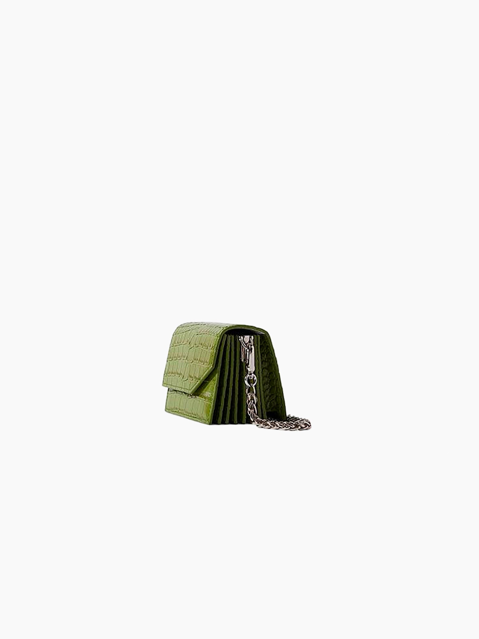 HAN WEN STUDIO Naomi Nano Croc Crossbody Cardholder