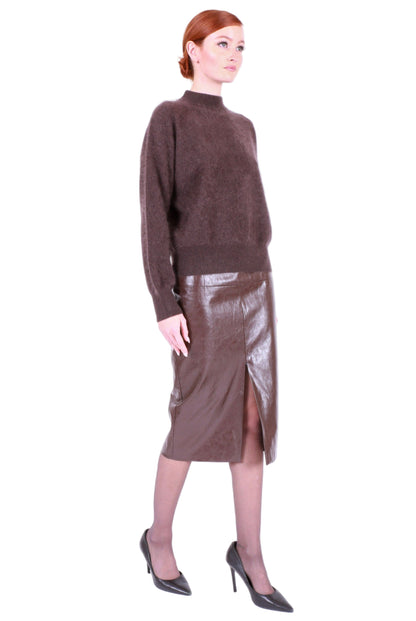 MAJESTIC FILATURES Wool Cashmere Long Sleeve Crewneck