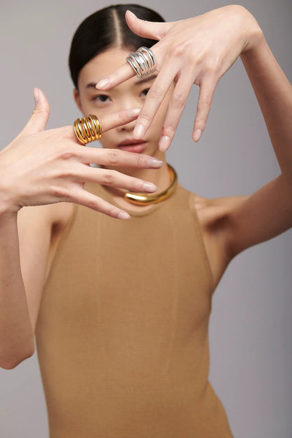 FEDERICA TOSI Ale Ring In Gold