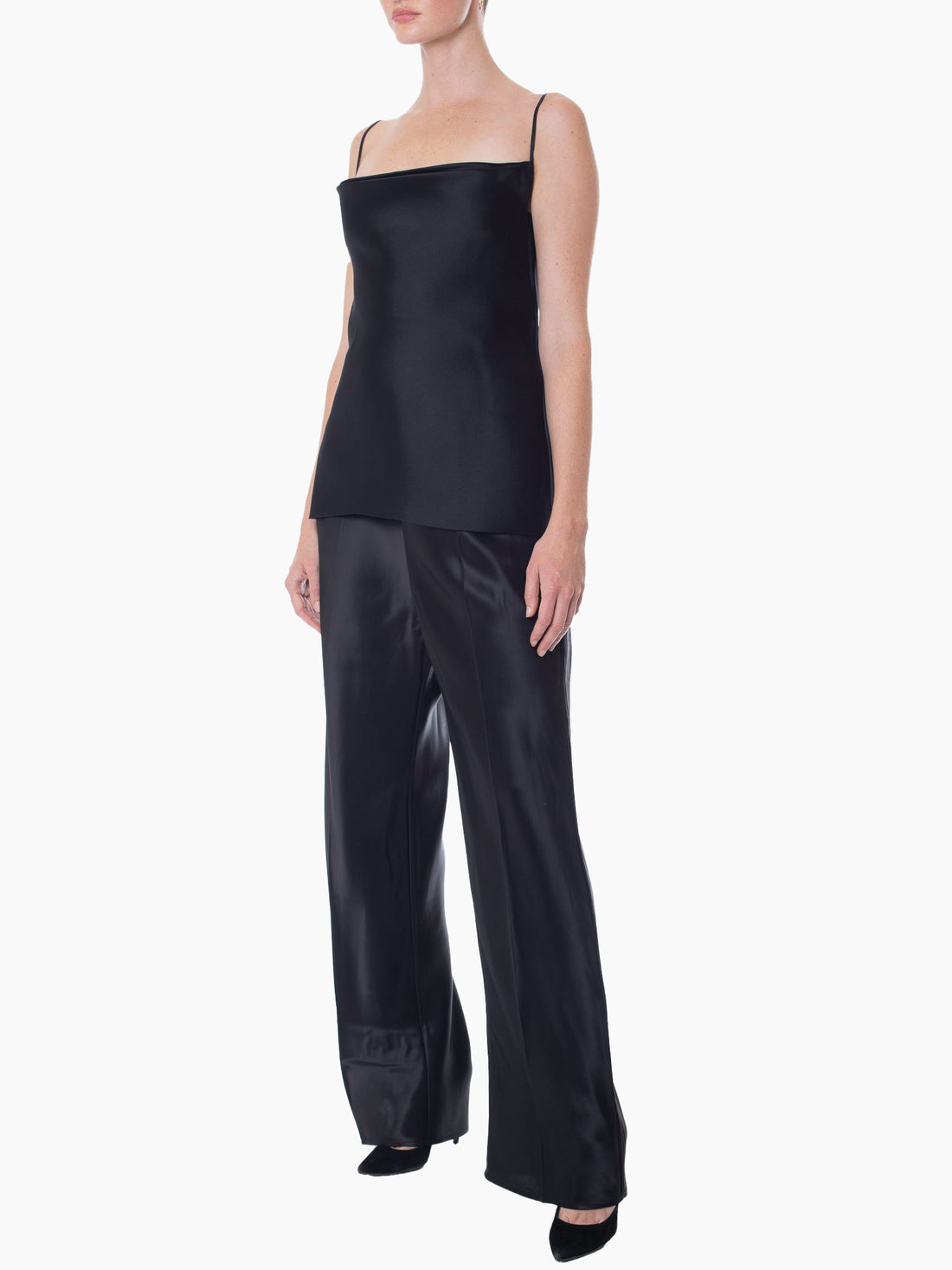 GIA STUDIOS Cowl Neck Vietnamese Silk Camisole