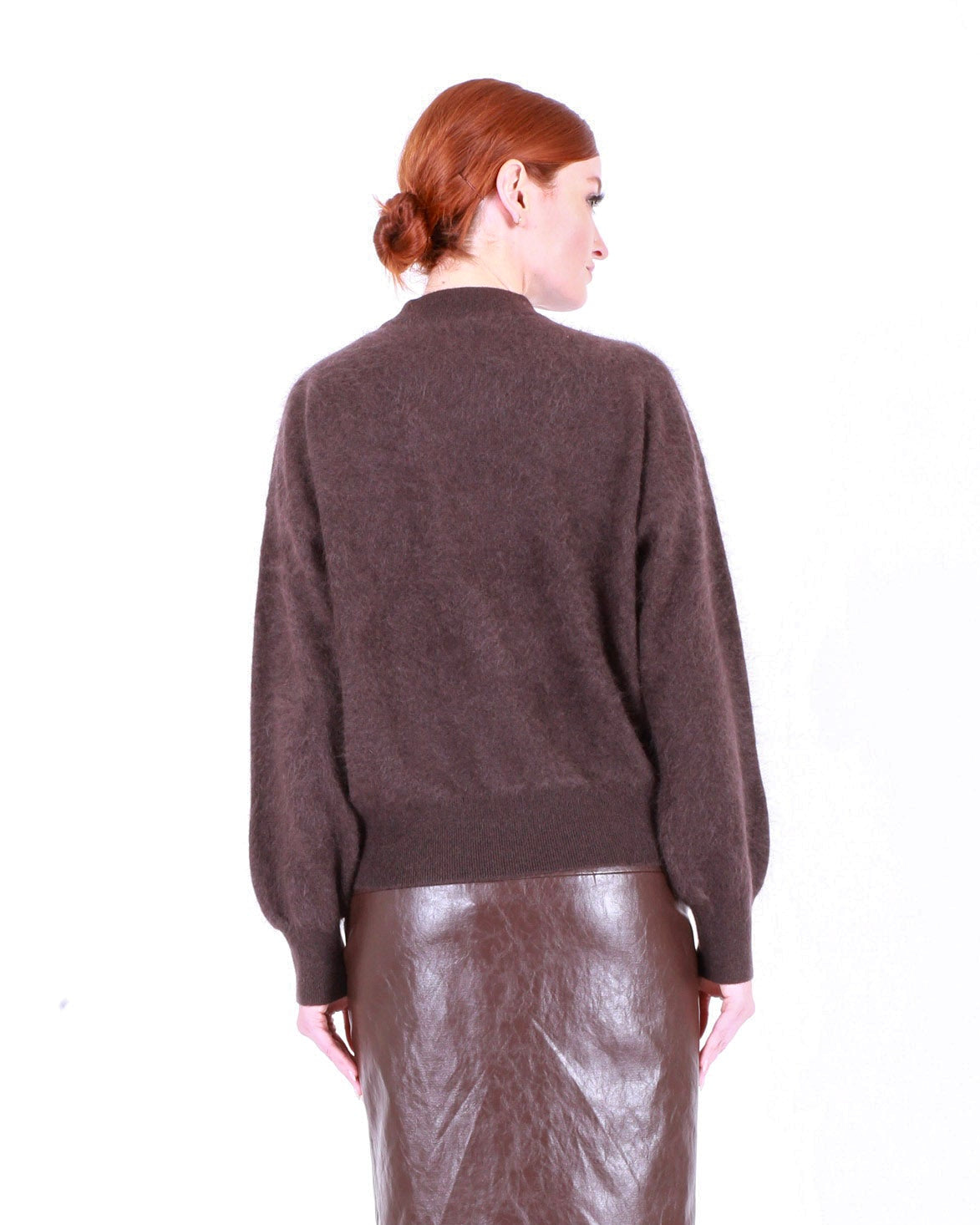 MAJESTIC FILATURES Wool Cashmere Long Sleeve Crewneck