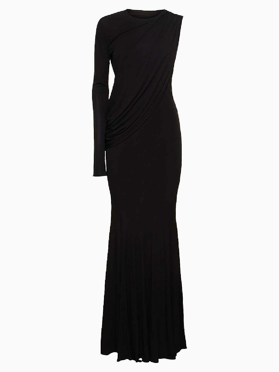 ANDREADAMO Draped Jersey Long Dress