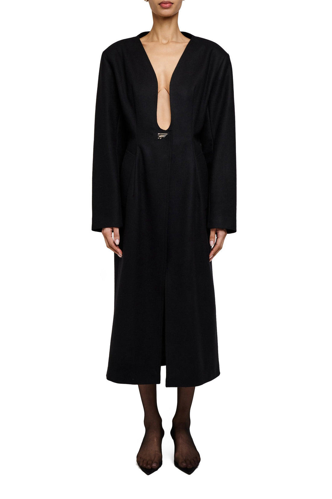 BOYAROVSKAYA Wool and Cashmere Coat Dress