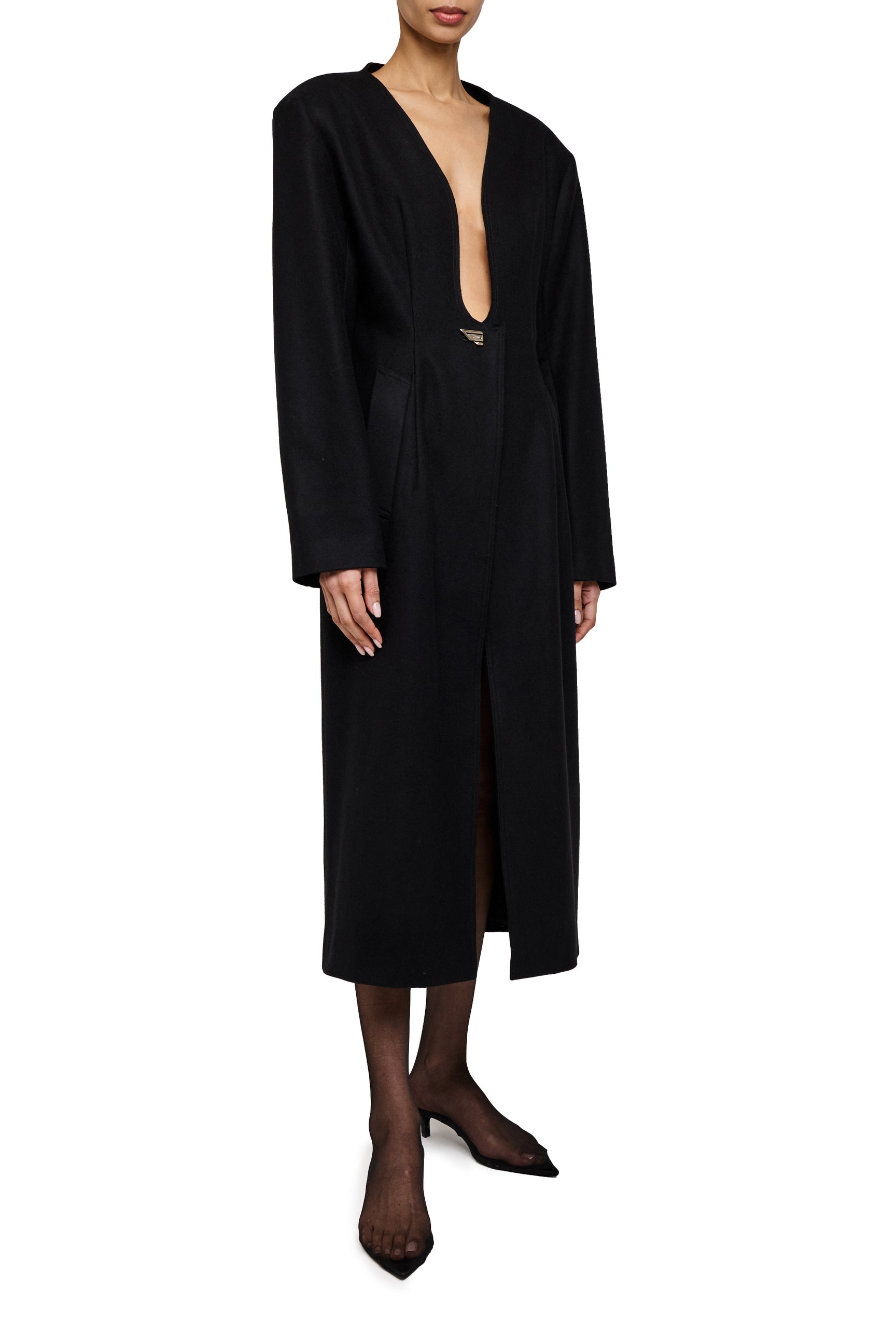 BOYAROVSKAYA Wool and Cashmere Coat Dress