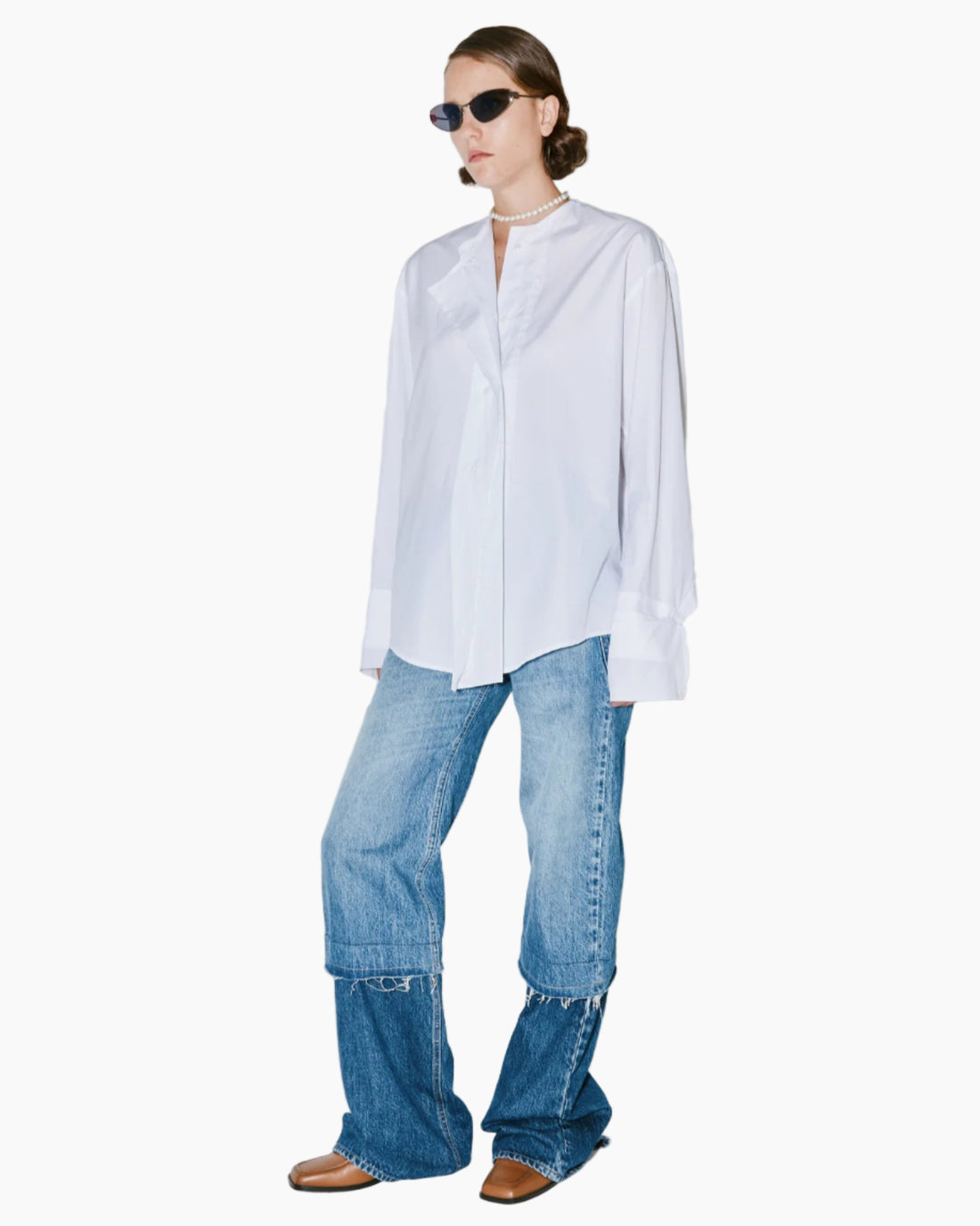 FACON JACMIN Chaim Shirt in White