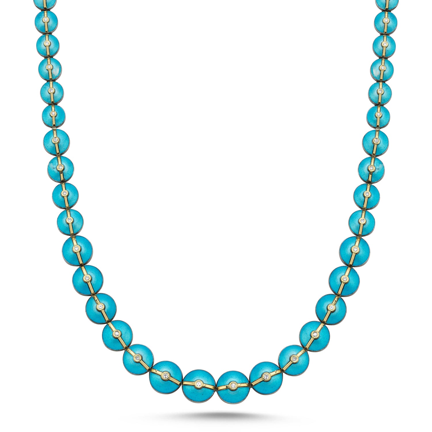 ECCE Enamelled Multi Necklace