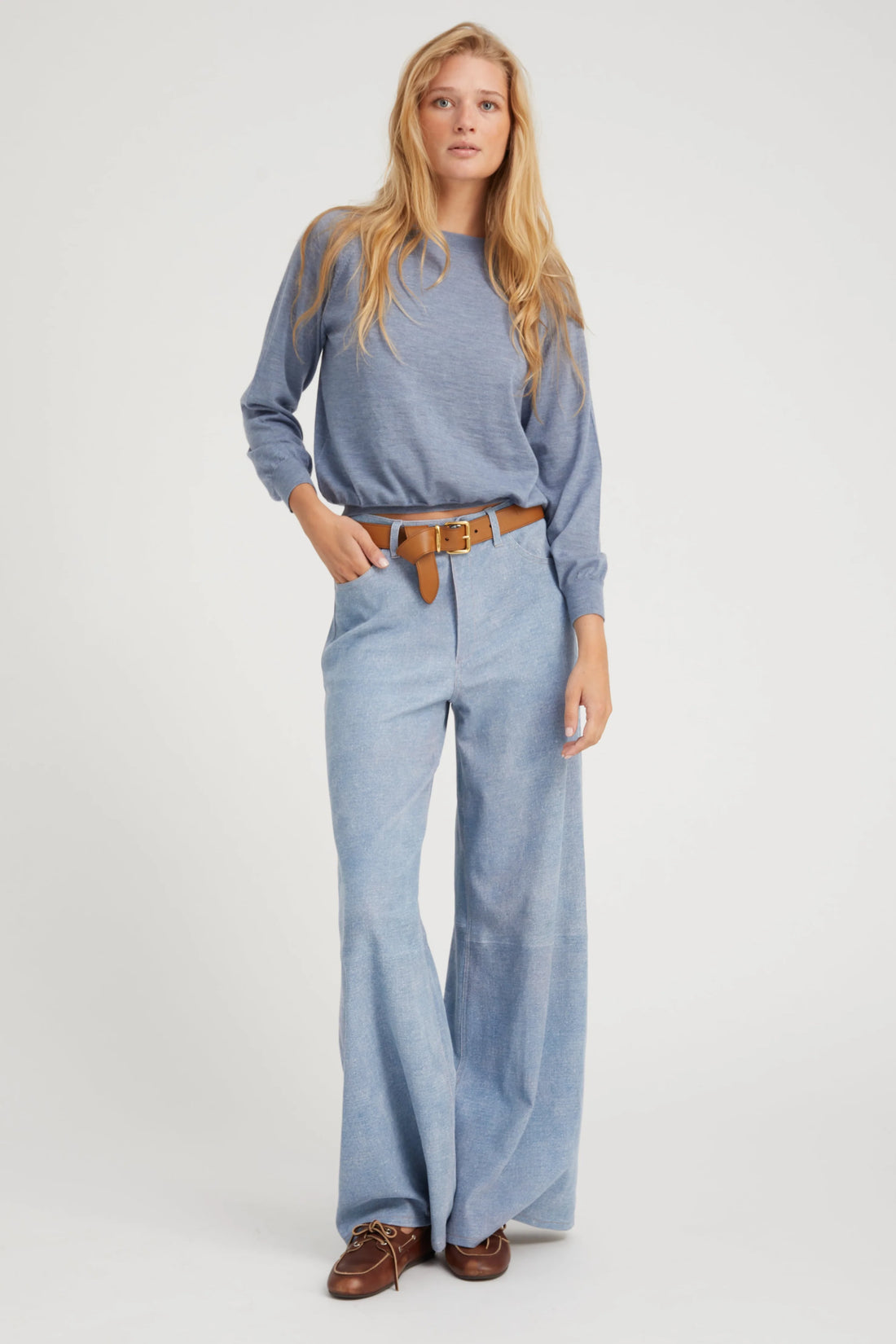 SPRWMN 5 Pocket Wide Leg
