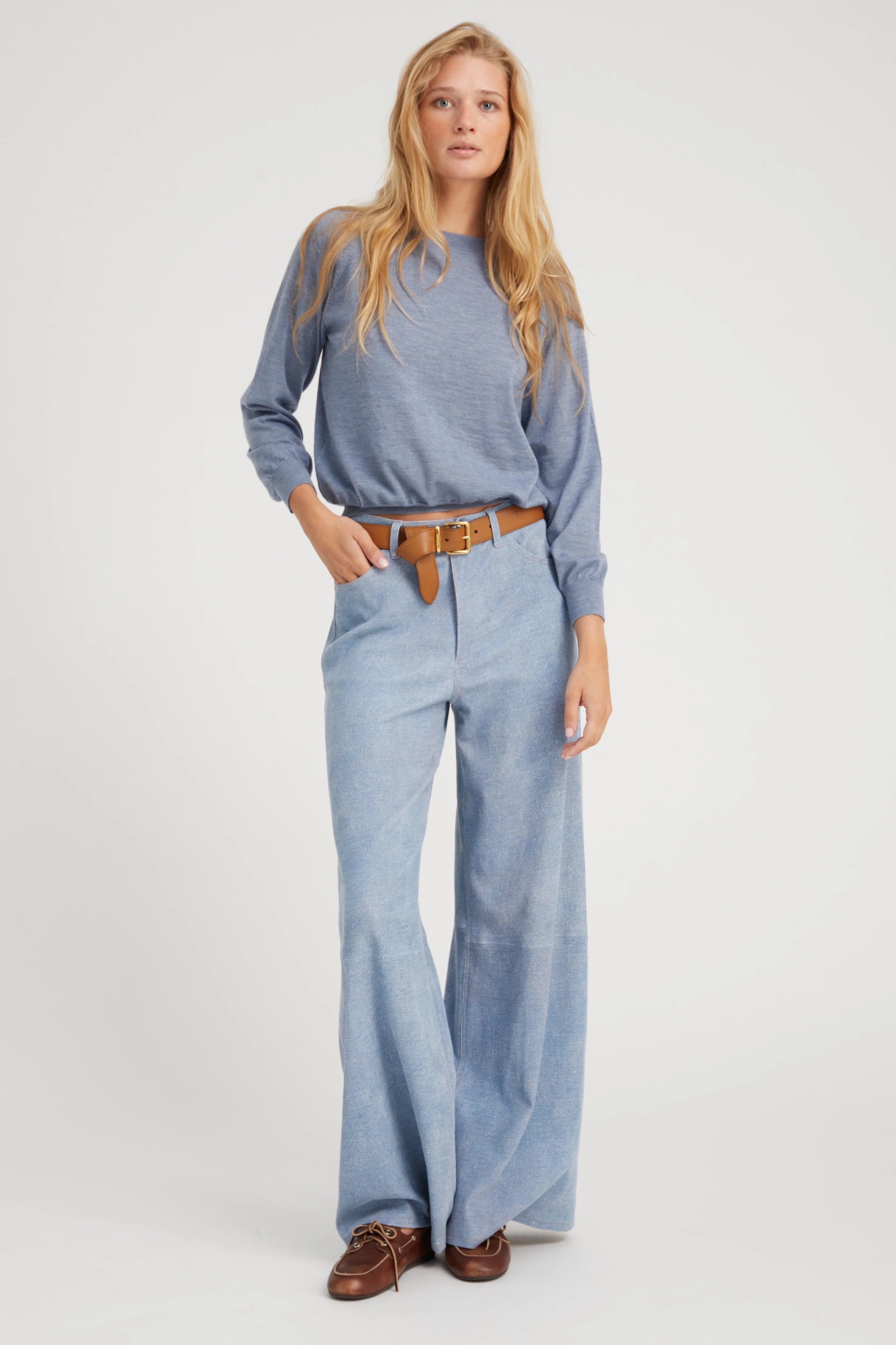 SPRWMN 5 Pocket Wide Leg