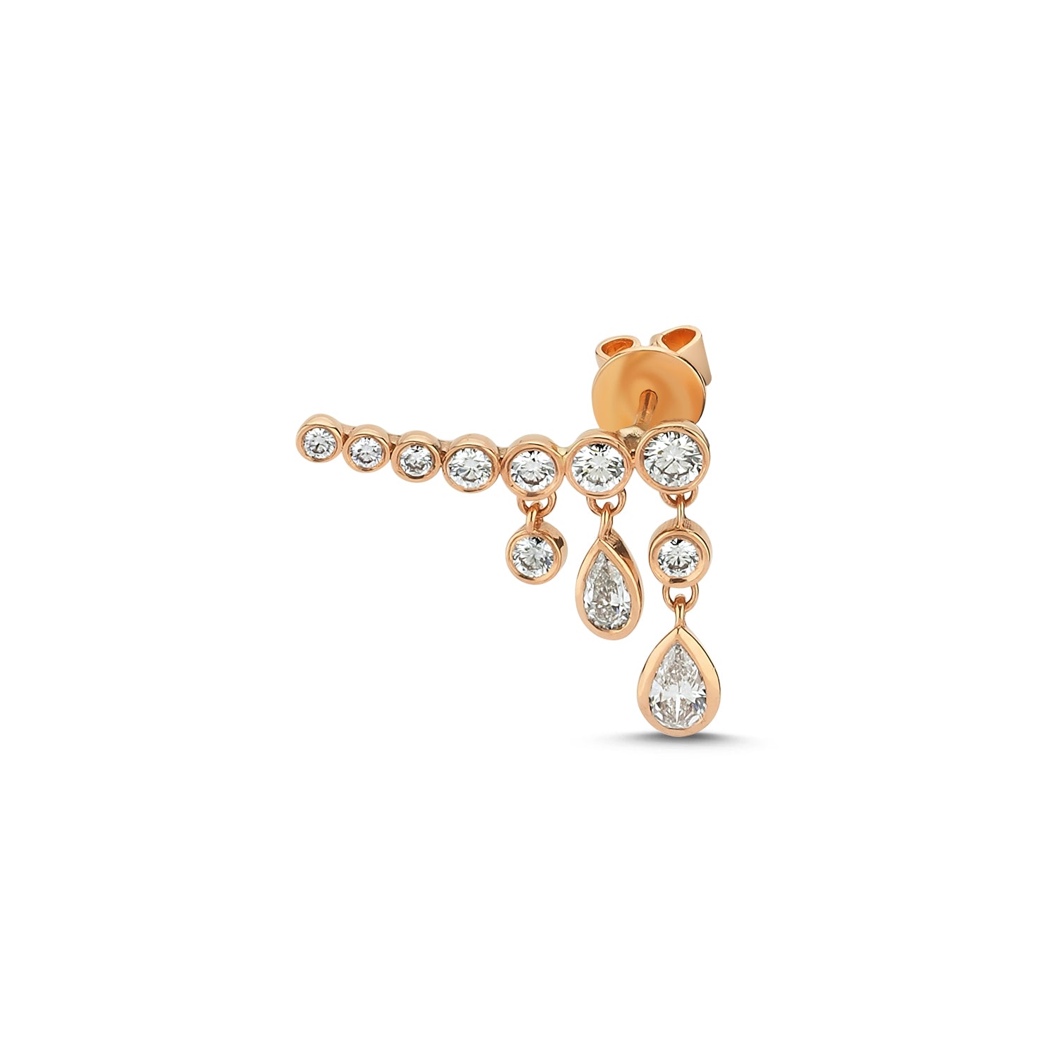 ECCE 11 Filtered Diamond Dangle Earring