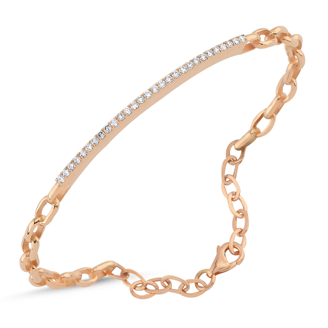 ECCE Chain Diamond Bracelet