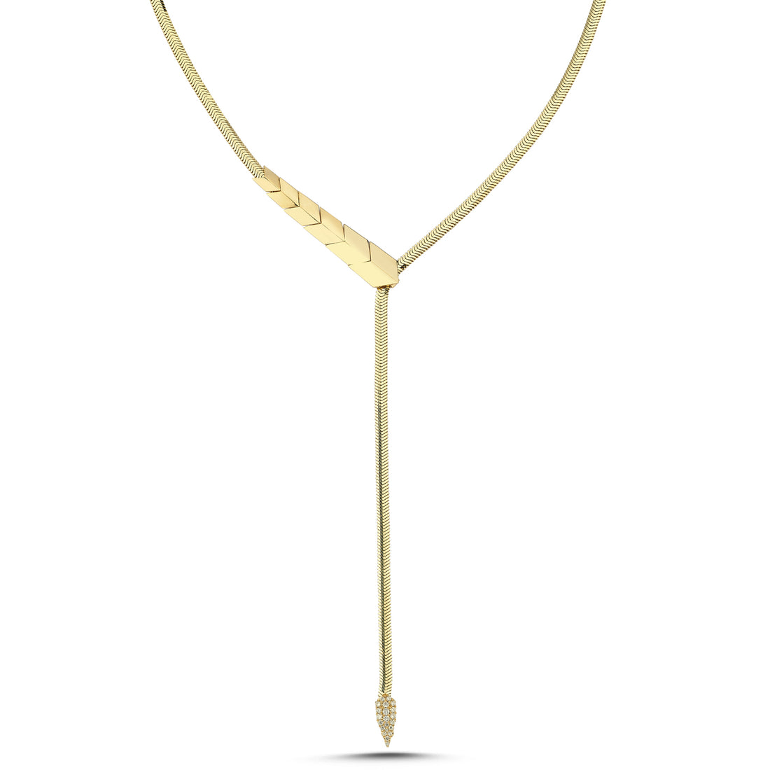 ECCE Le Serpent Diamond Necklace