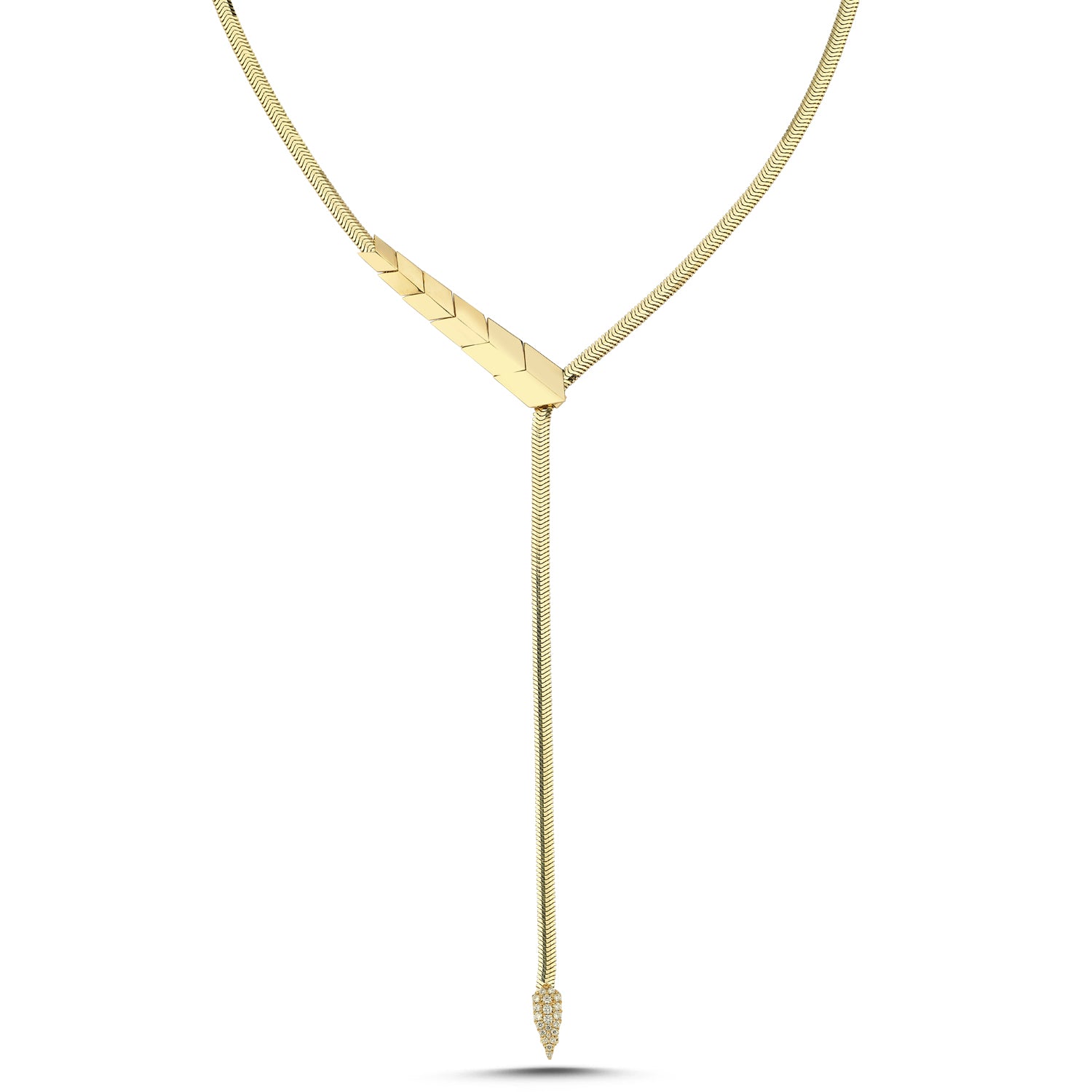 ECCE Le Serpent Diamond Necklace