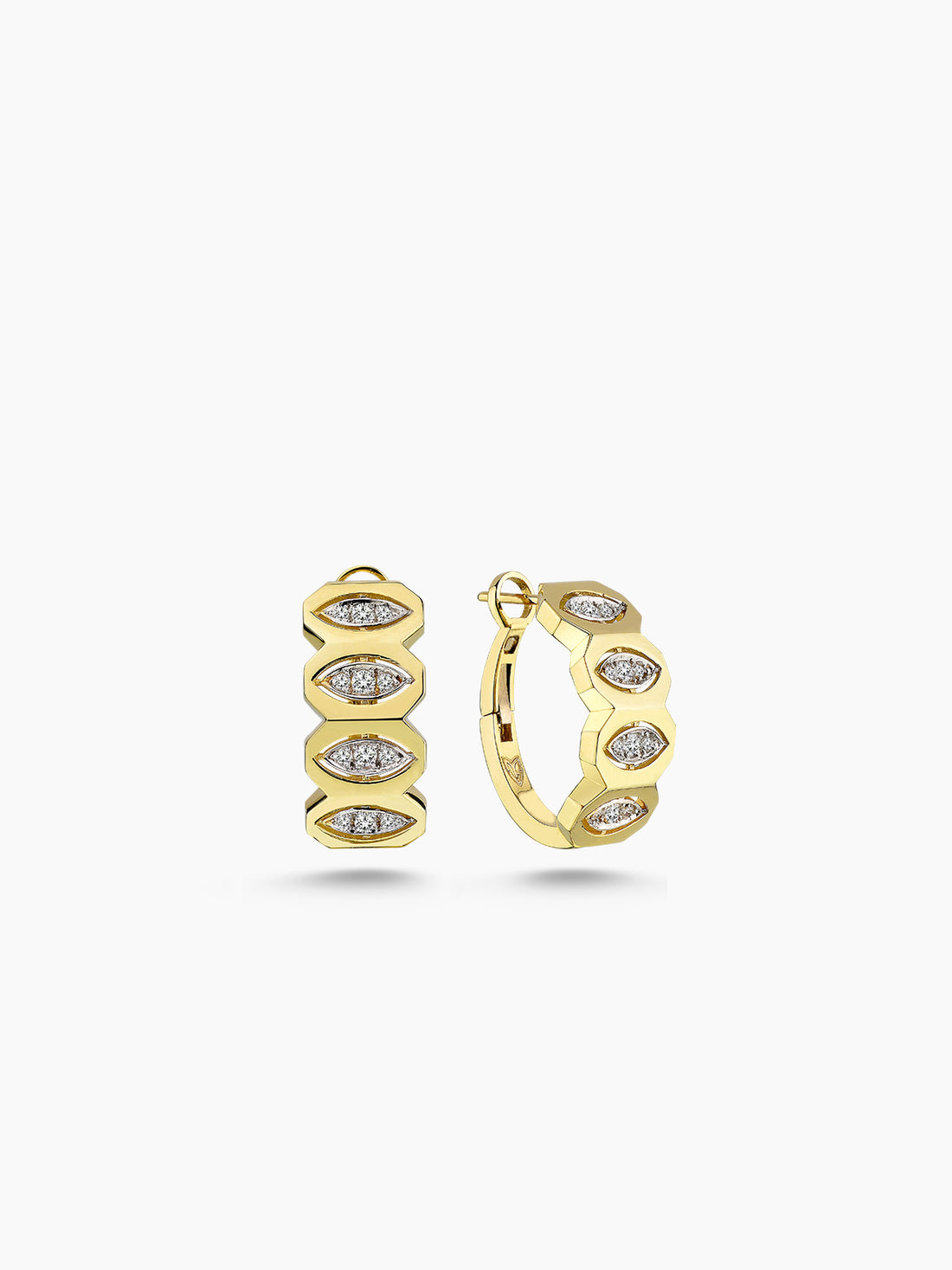 MELIS GORAL Focus Diamond Earrings