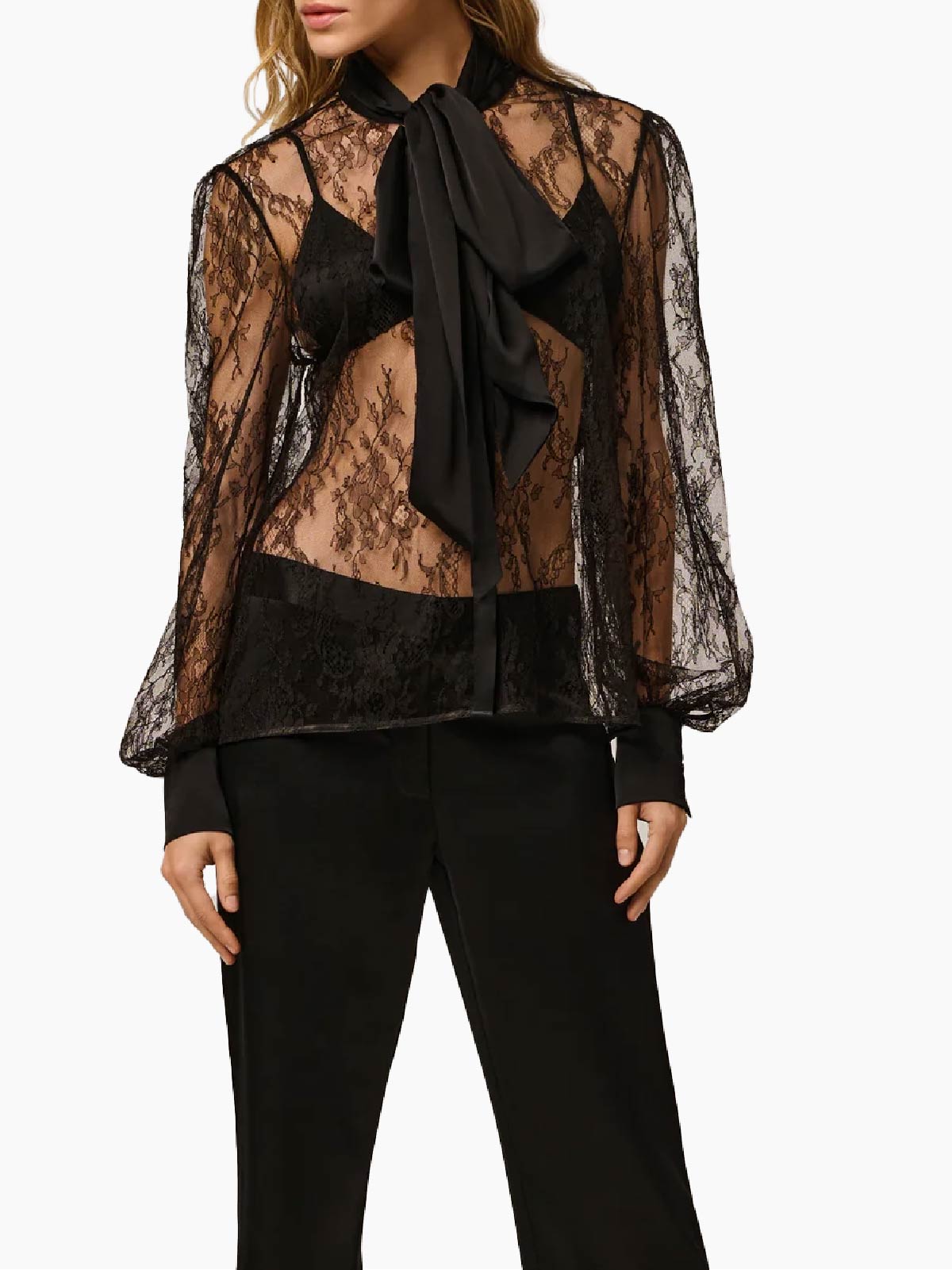 KIKI DE MONTPARNASSE All Over Lace Blouse