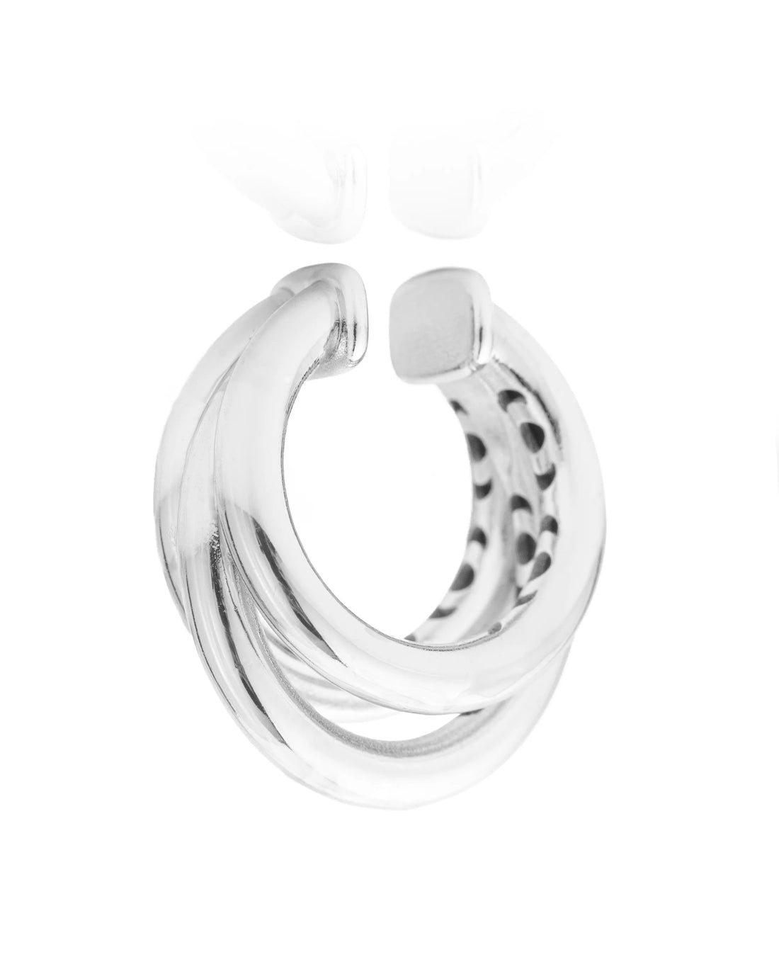 FEDERICA TOSI Ale Ear Cuff in Silver