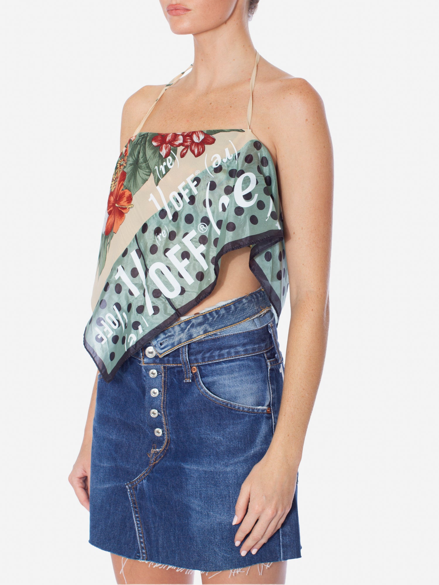1/OFF PARIS Top Scarf Backless