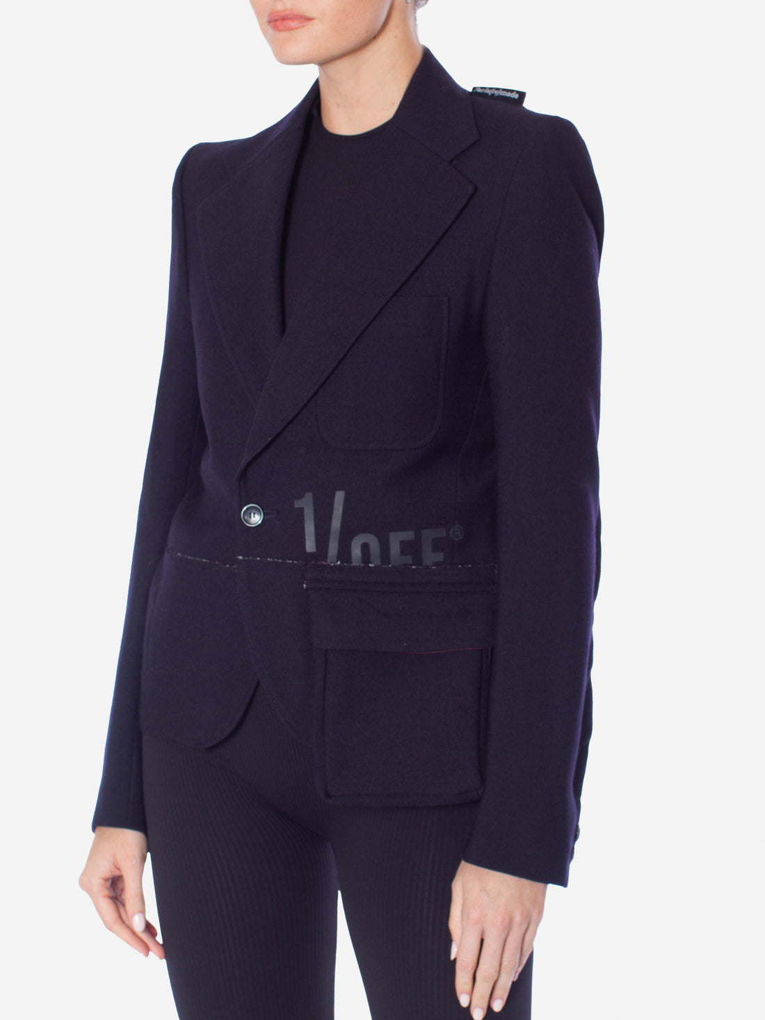 1/OFF PARIS Cropped Midi Pocket Blazer