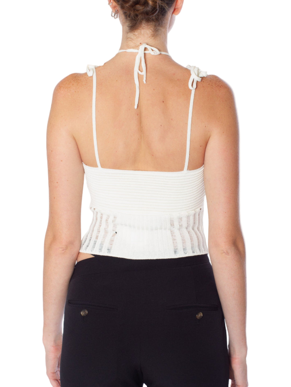 ANDREADAMO Floating Rib Corset with Spiral details