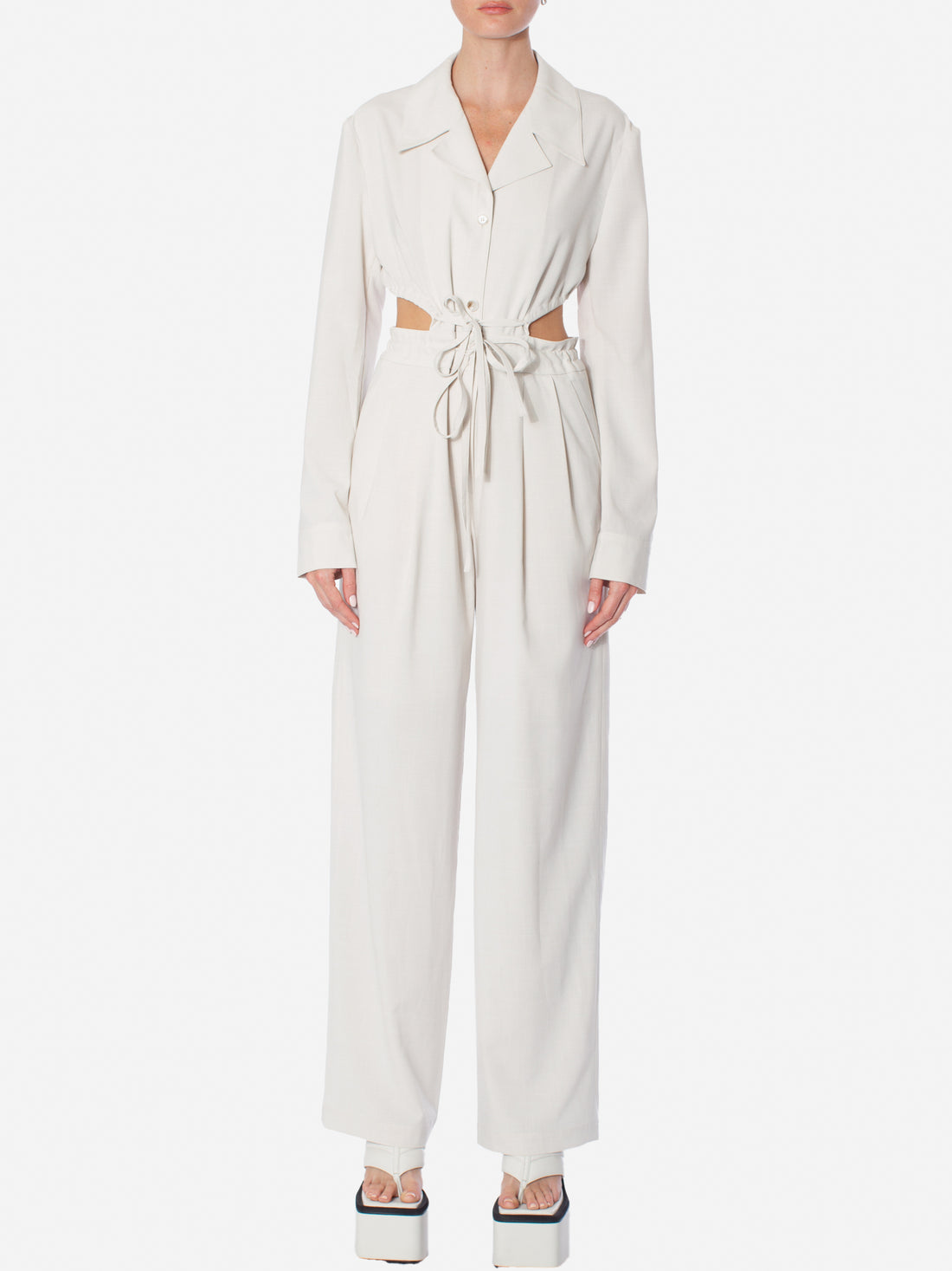 STUDIO J KOO Strap Detailed Jumpsuit