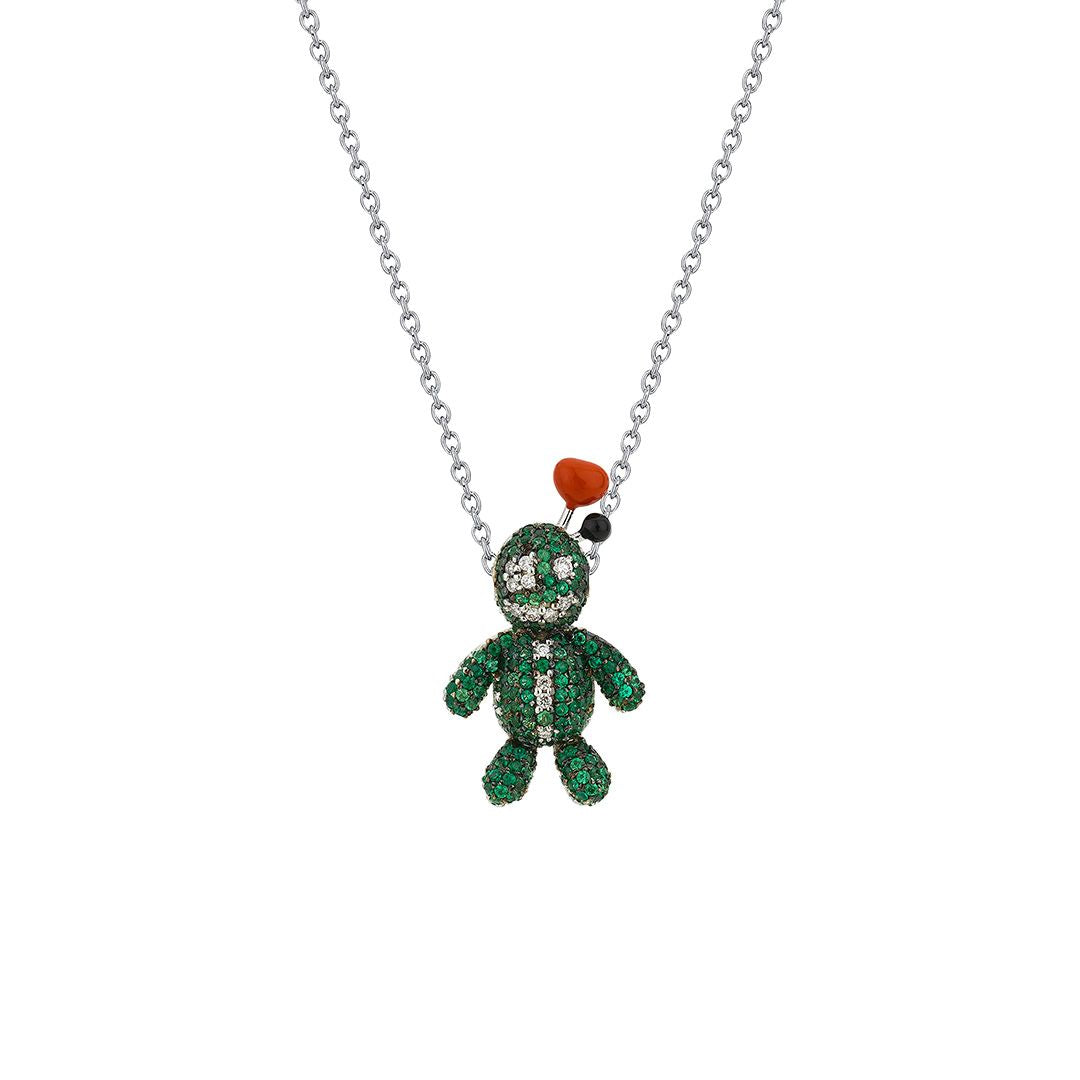 HER STORY Green Mini Ezrulie Necklace