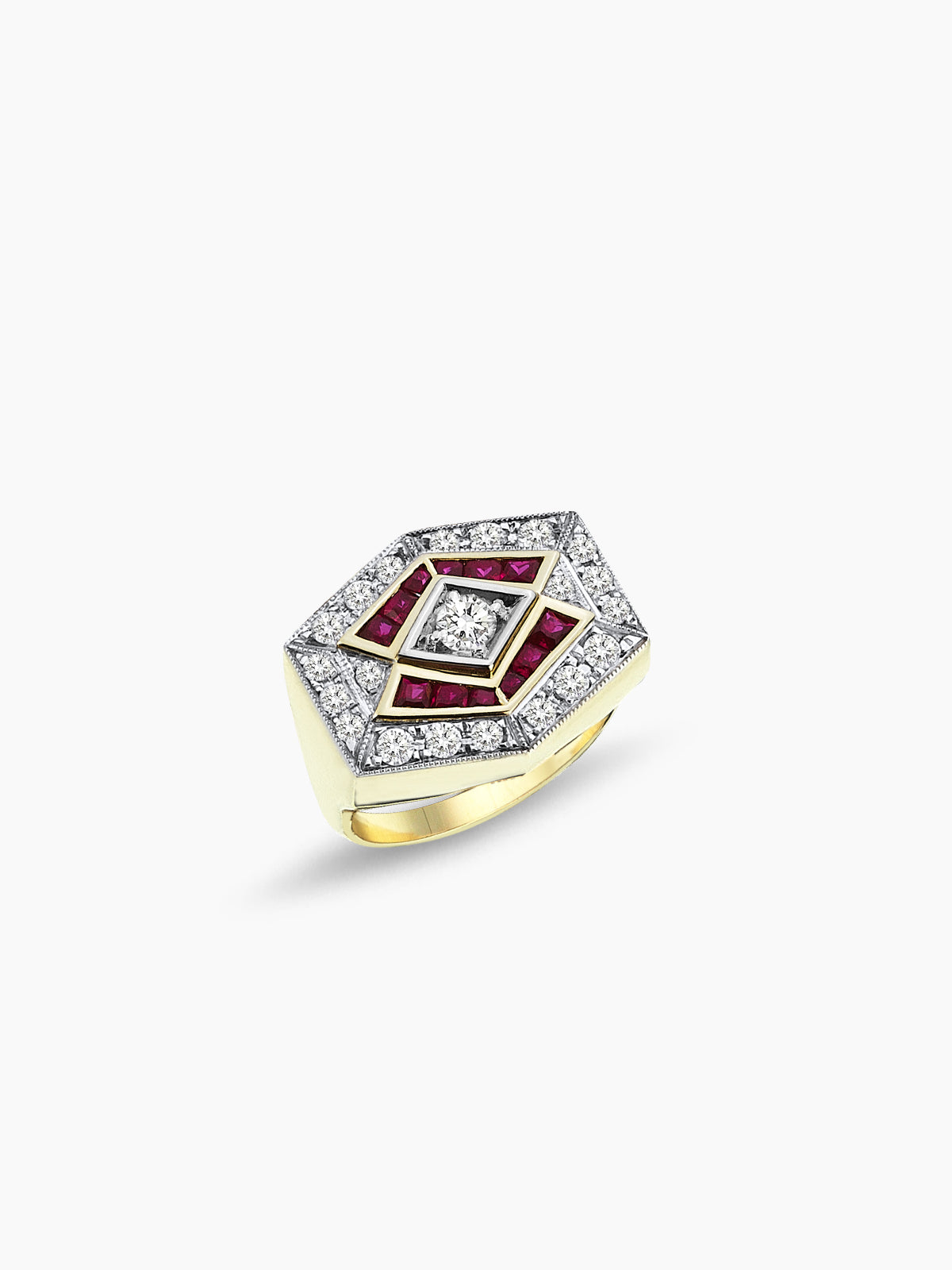 MELIS GORAL Illusion Ruby Ring