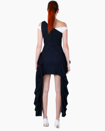 BONBOM One Shoulder Chandelier Dress