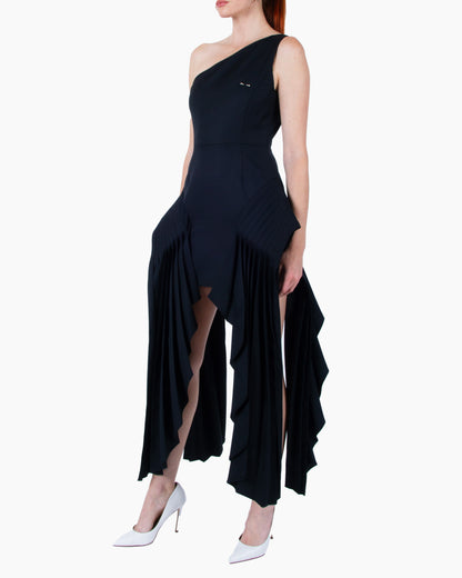 BONBOM One Shoulder Chandelier Dress
