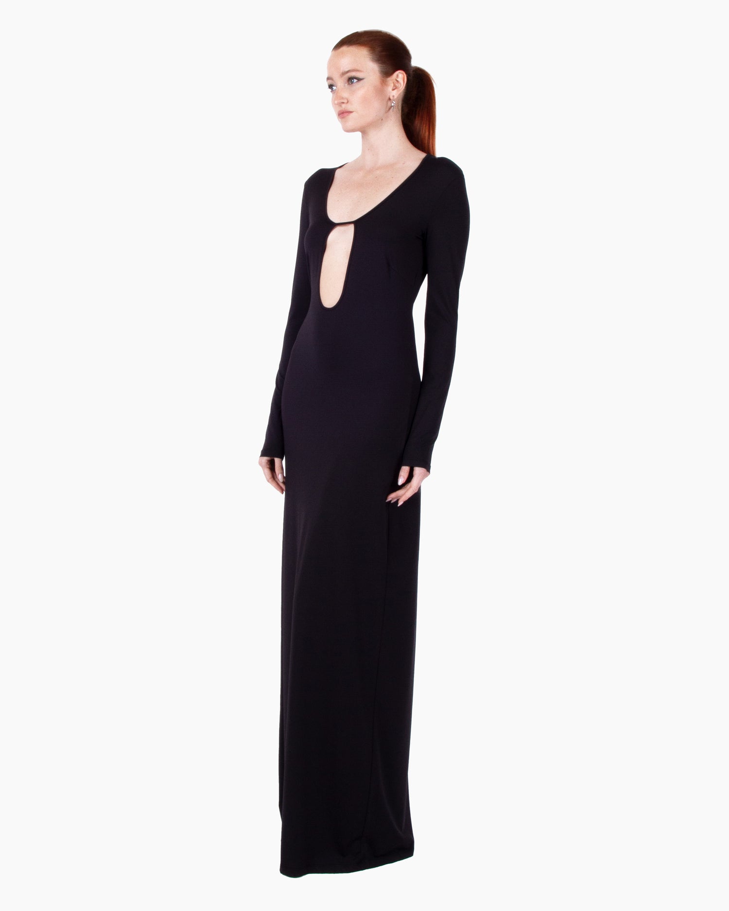 KIKI DE MONTPARNASSE Echauffe Open Long Gown