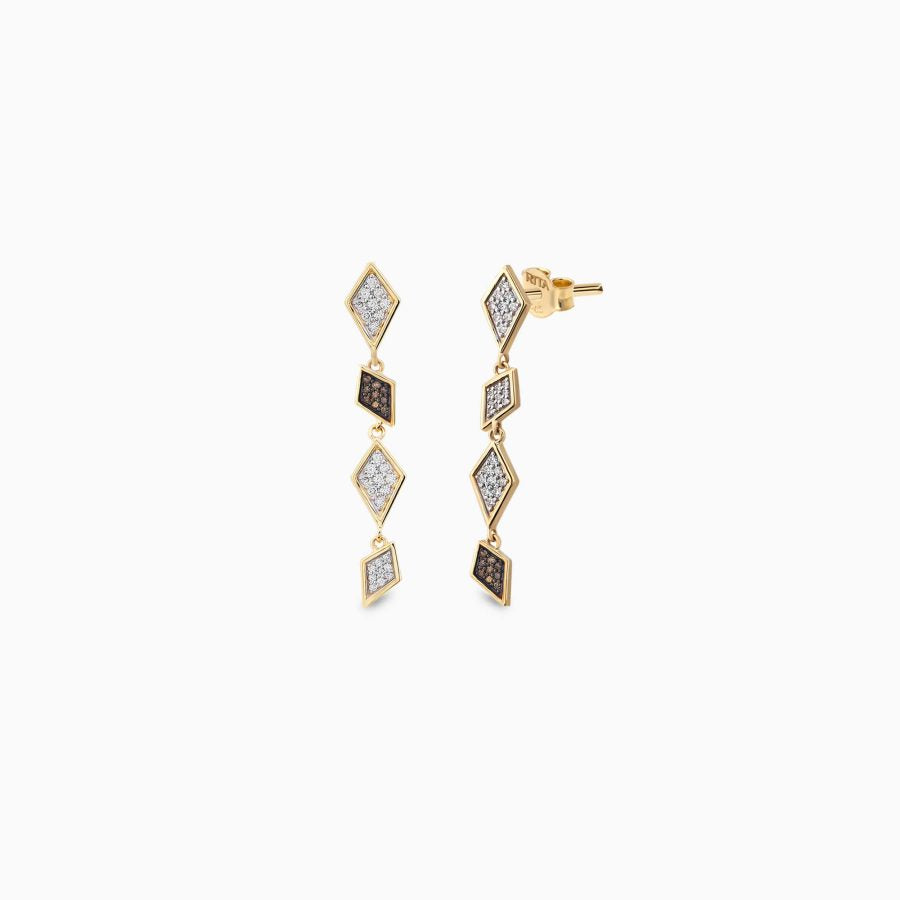 RITA JEWELRY Flow Diamond Earrings