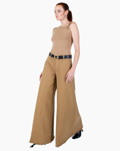 FEDERICA TOSI Jeans Wide Bull Denim
