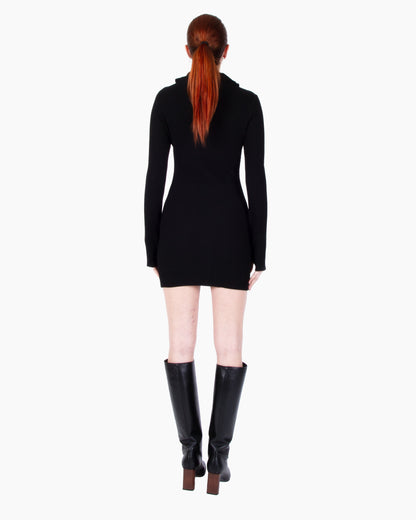 ANDREADAMO Ribbed Knit Mini Dress