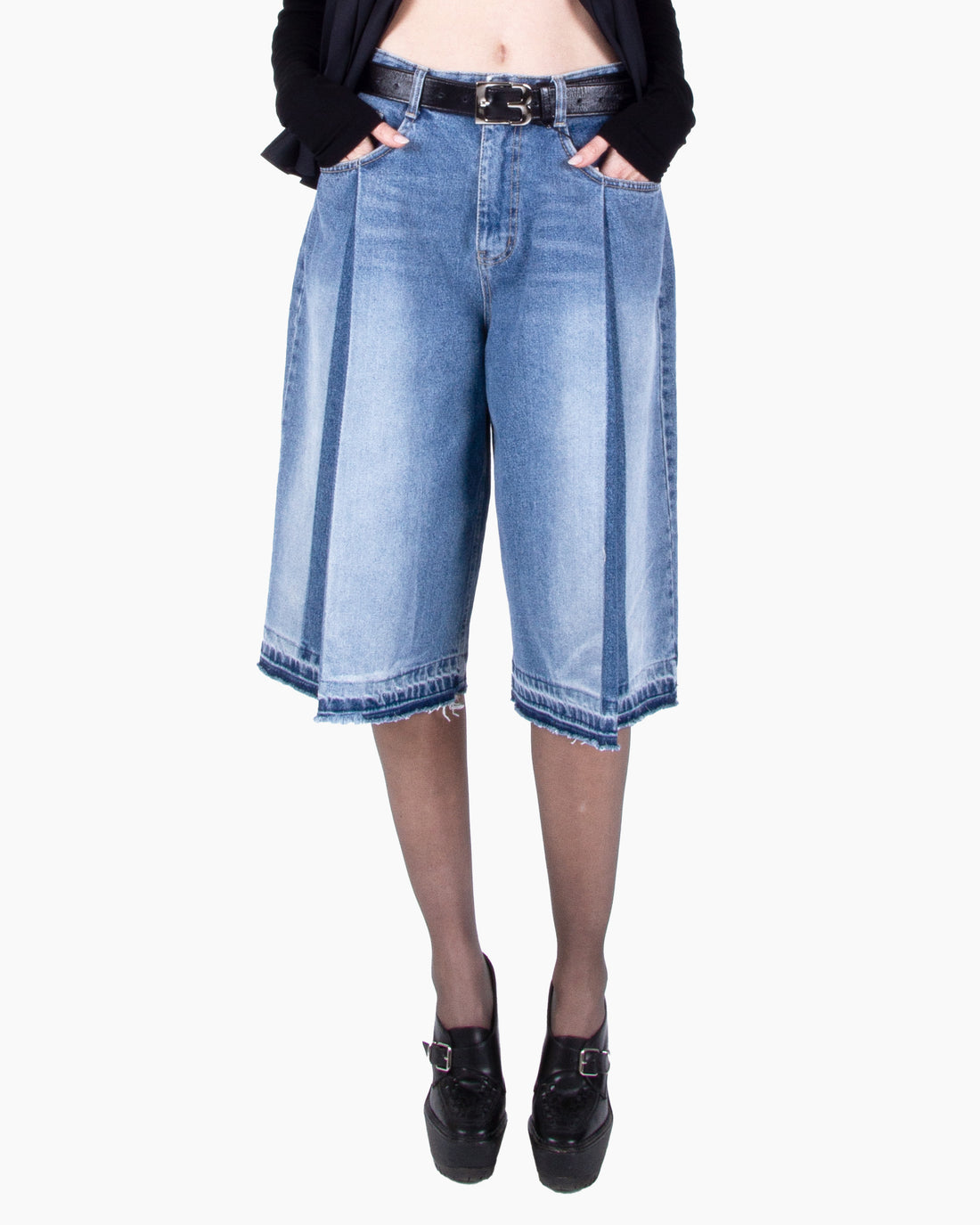 AOTC Poldy Denim Shorts Blue