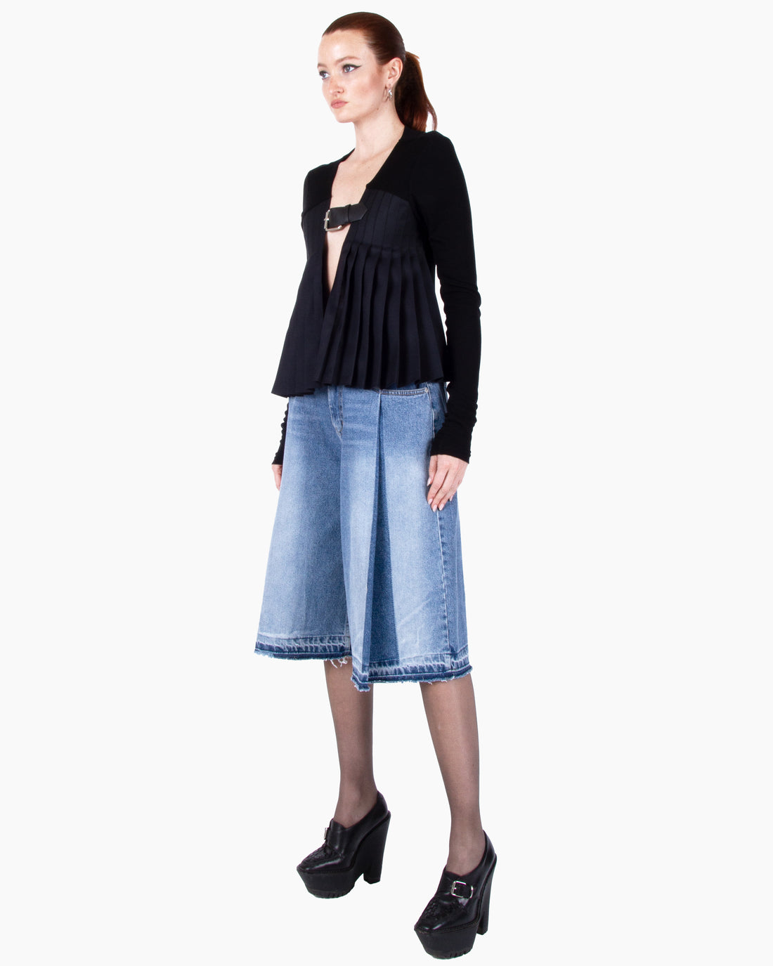 AOTC Poldy Denim Shorts Blue