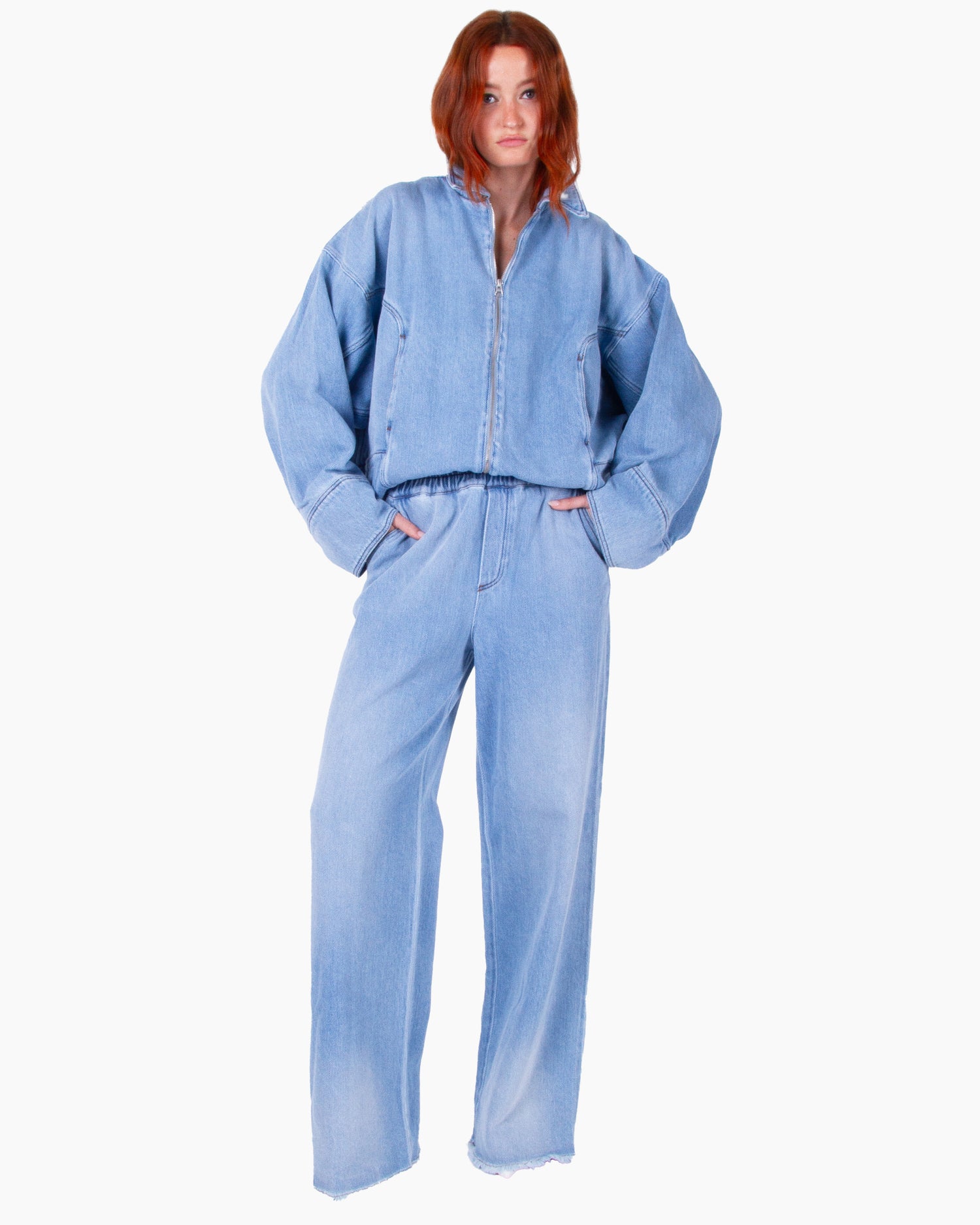 FACON JACMIN Macfly Jacket in Light Blue