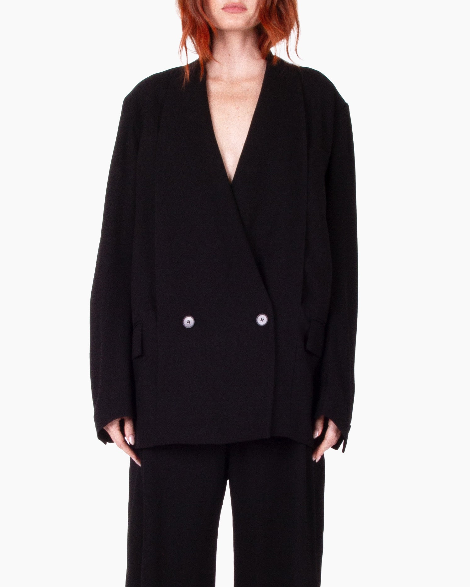 FACON JACMIN Volker Oversized Pleated Blazer