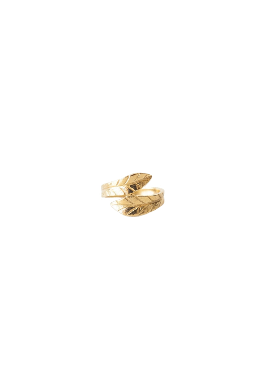 ROSEARK Leaf Ring