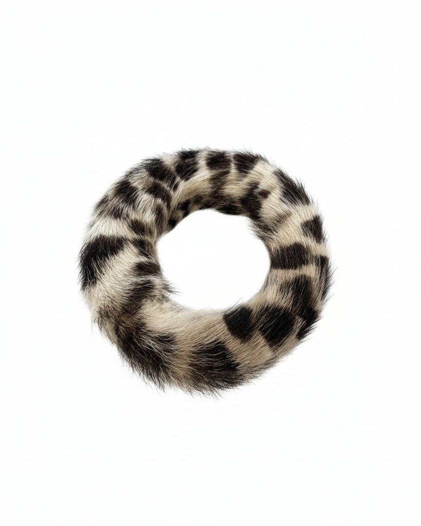 BEI TESORI Repurposed Rounded Animal Fur Bangle