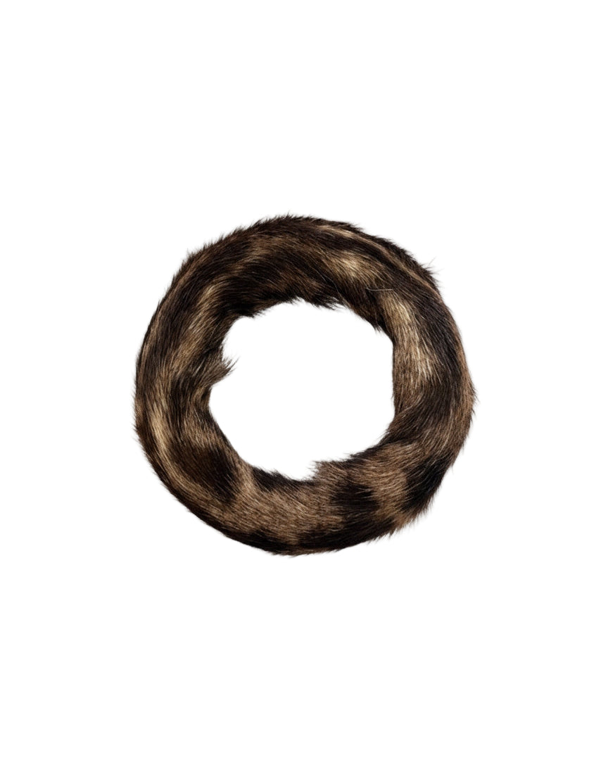 BEI TESORI Repurposed Rounded Animal Fur Bangle