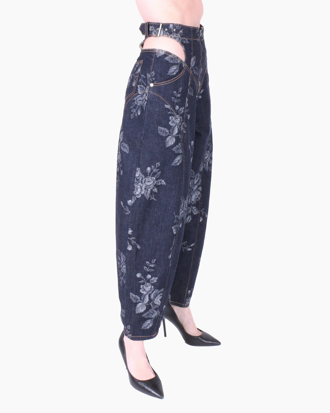 FETICO Rose High-Waisted Jeans