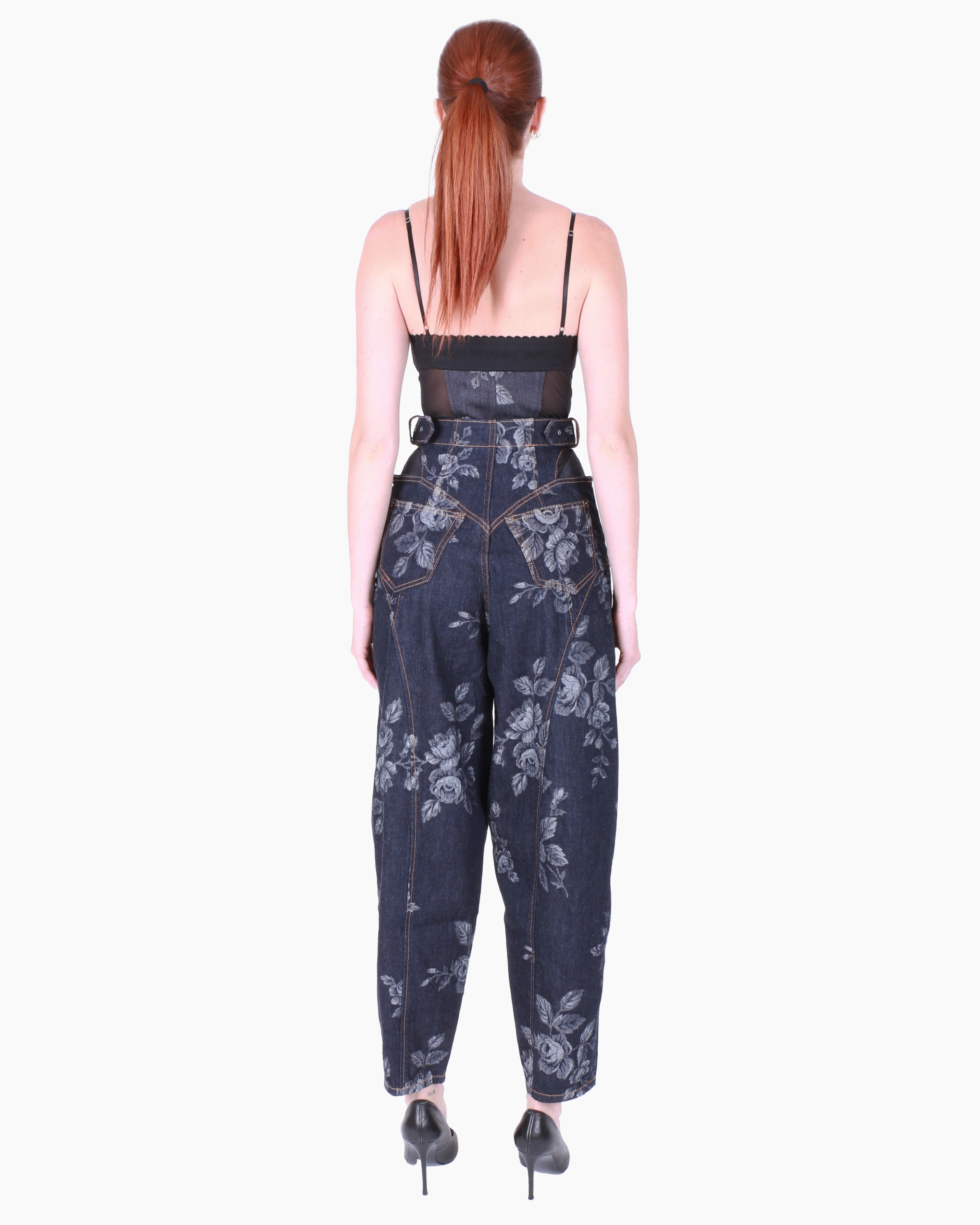 FETICO Rose Denim Bustier