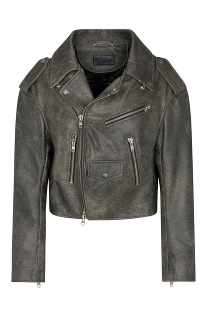 SPRWMN Grey Biker Jacket